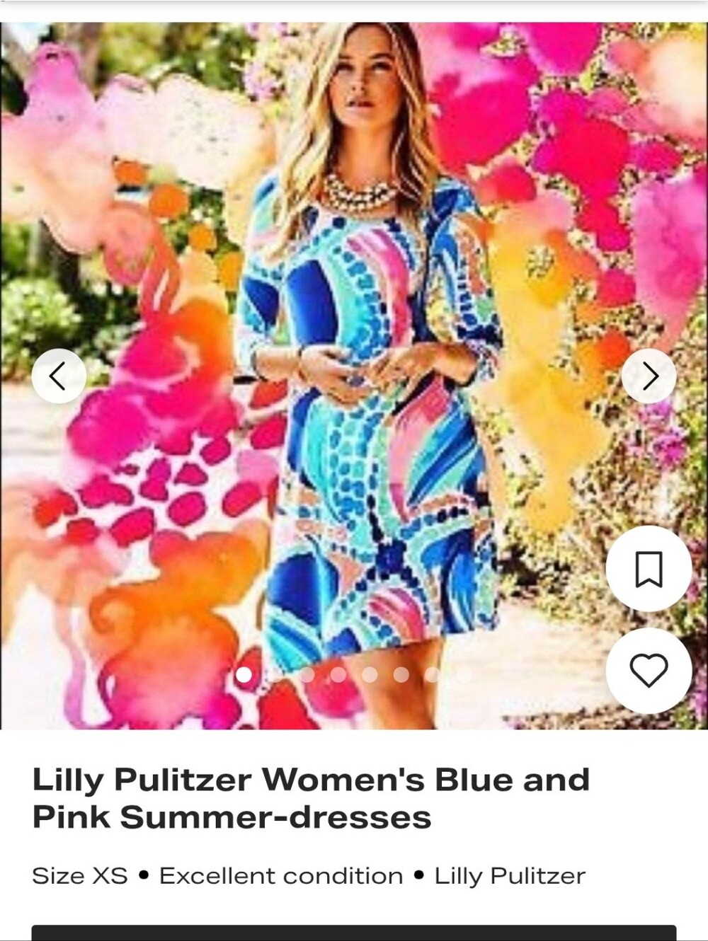 Lilly Pulitzer Ariana Asymmetric Ocean Jewels Jersey Swing Dress